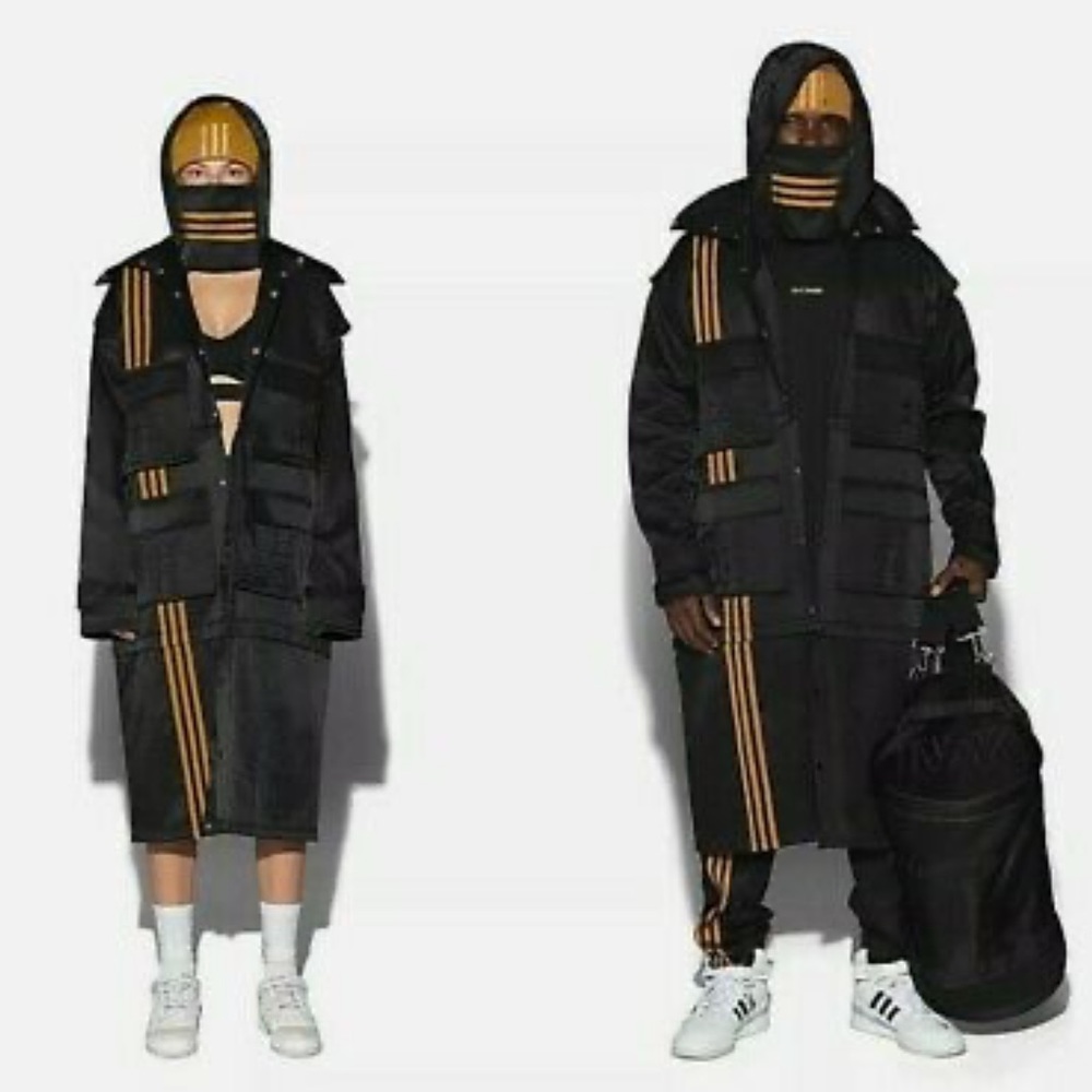 Adidas X Ivy Park Beyonce Black Convertible Jacket